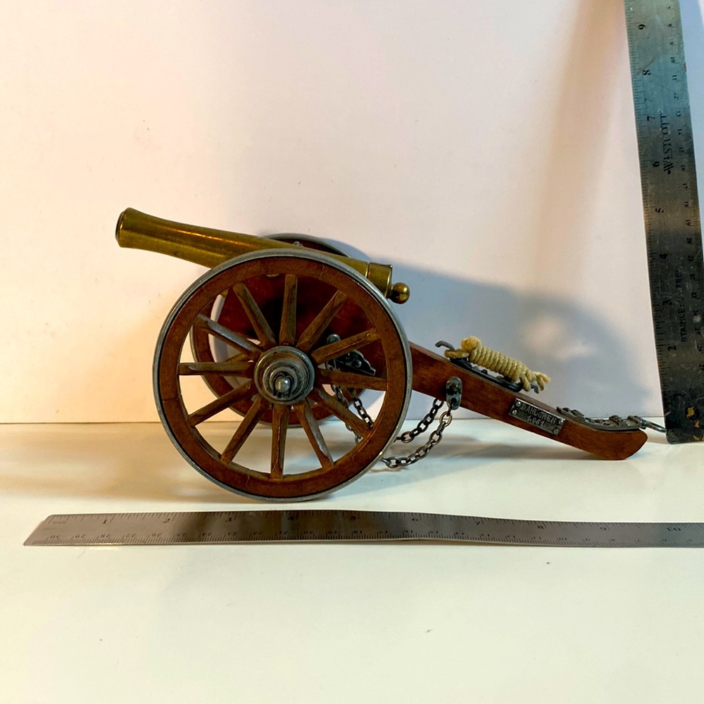 Wood and Metal Cannon Replica Superb